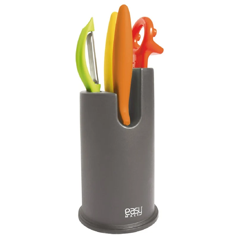 SET 4 UTENSILIOS DE COCINA CON SOPORTE