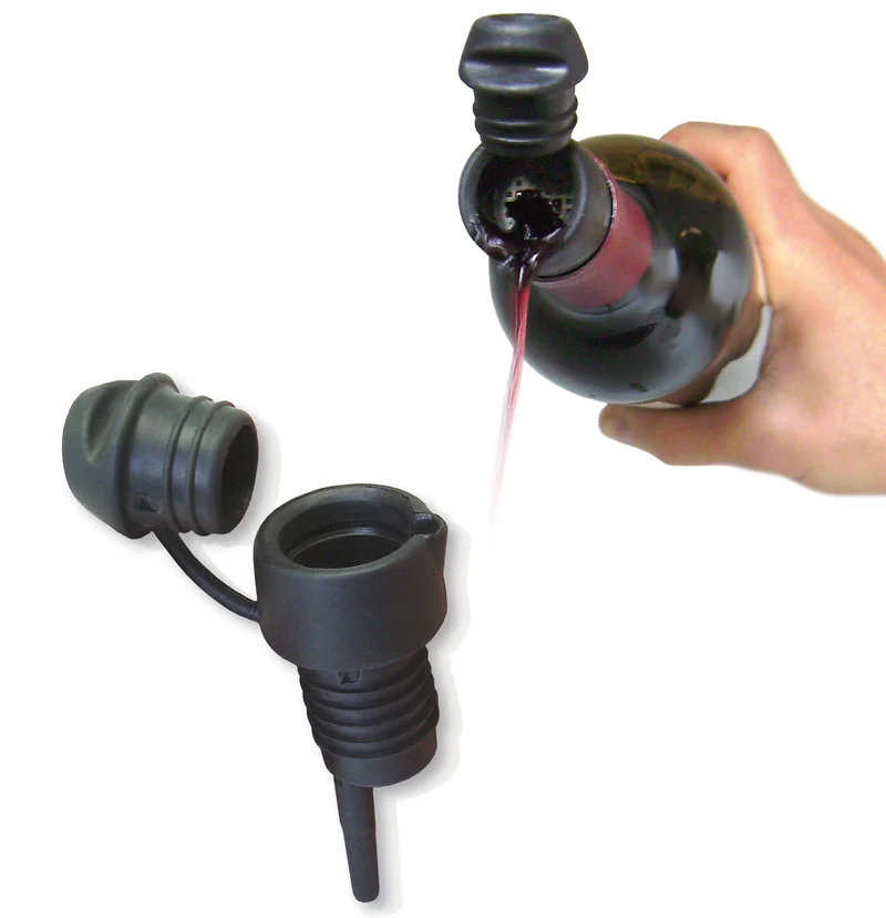 SET 2 TAPONES / VERTEDORES 2 EN 1 VIN BOUQUET