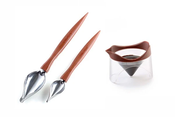 SET 2 CUCHARAS DECOR SPOON + RECIPIENTE SILIKOMART