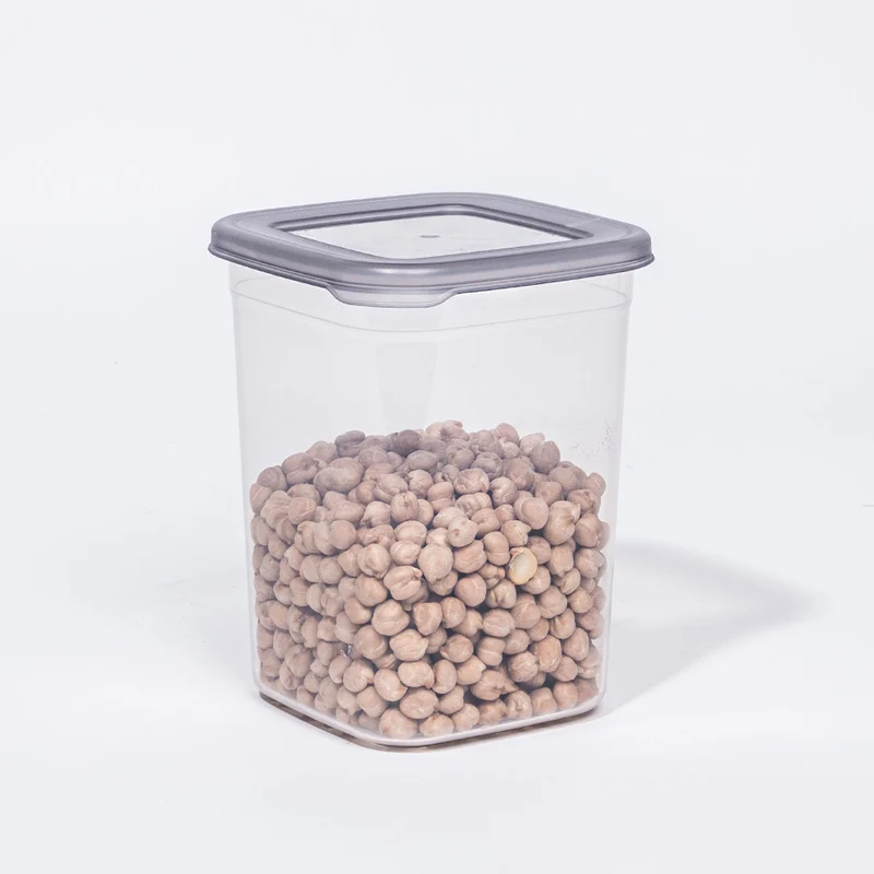 Frasco para Alimentos STORAGE BOX Cinza 1L