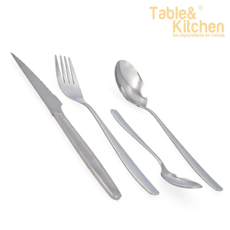 SET 24 CUBIERTOS CHULETEROS INOX SCOLA
