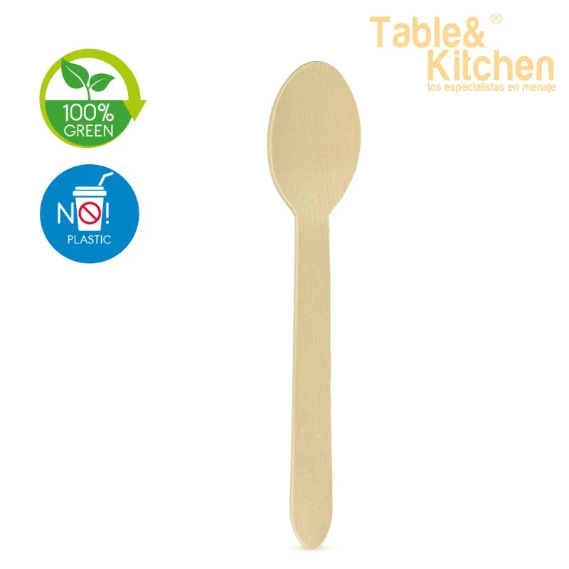 SET 20 CUCHARAS ECO DESECHABLES