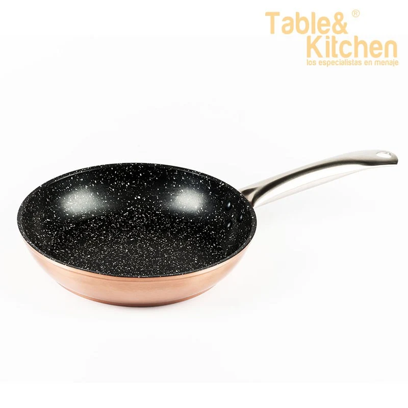 SARTEN COBRE ALUMINIO FORJADO FULL INDUCTION 28 CM