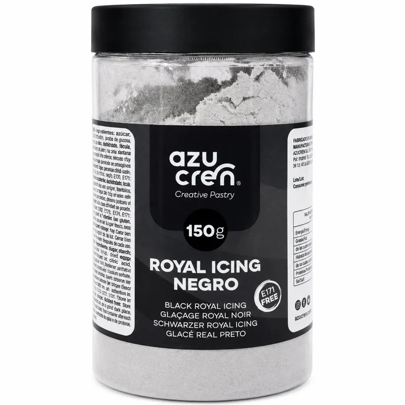 ROYAL ICING NEGRO 150 GRAMOS AZUCREN