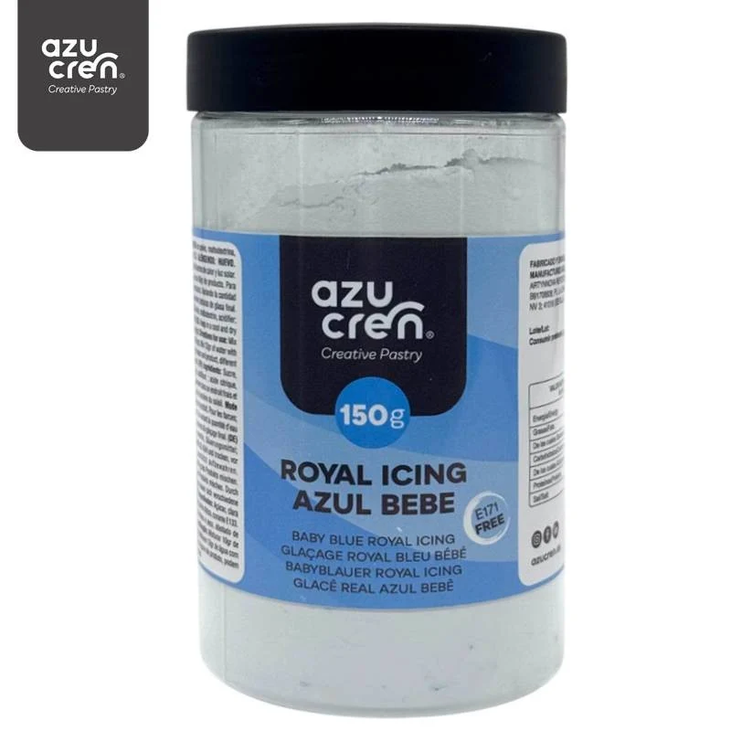 ROYAL ICING AZUL BEBE 150 GRAMOS AZUCREN