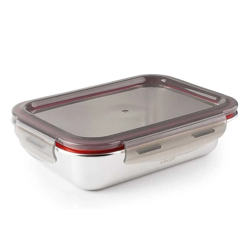 RECIPIENTE RECTANGULAR ECOINOX 820ML