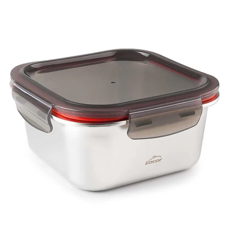 RECIPIENTE CUADRADO ECOINOX 1500ML