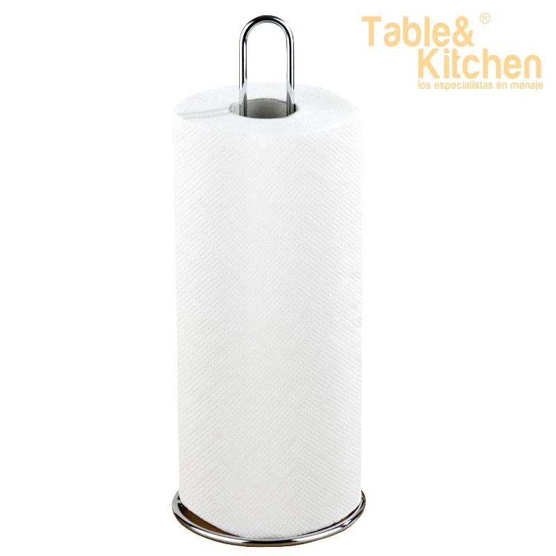PORTARROLLOS PAPEL DE COCINA CROMO