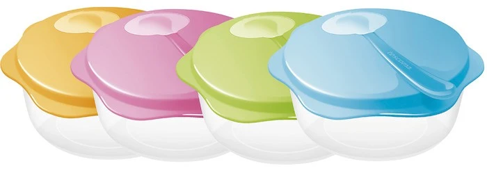 PLATO DE VIAJE CON CUCHARA BAMBINI