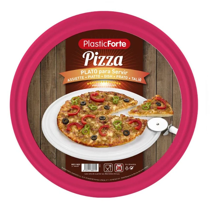 PLATO PARA PIZZA SURT.