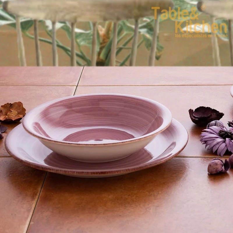 PLATO HONDO 21,5CM PEONI VITA QD