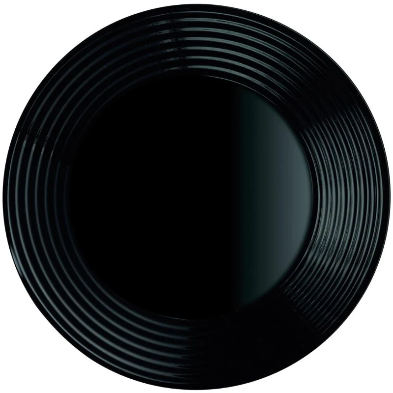 PLATO HONDO 23.5CM HARENA NEGRO LUMINARC