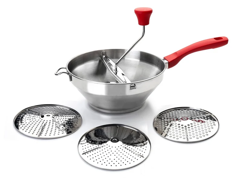 PASAPURES 24CM ACERO LUXE 3 DISCOS IBILI