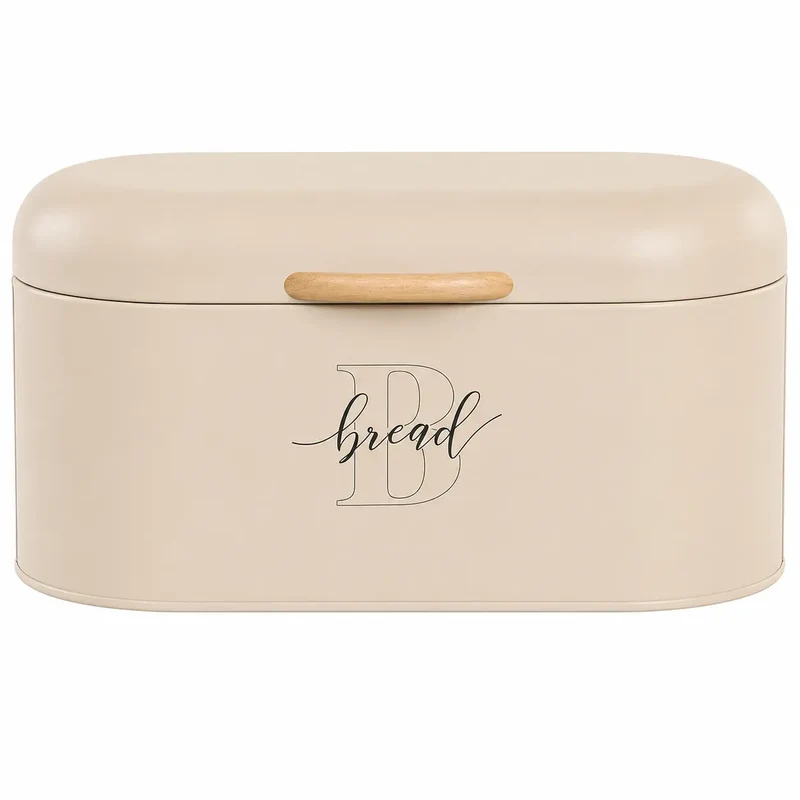 PANERA METAL PINO 33,5X20X15CM BEIGE