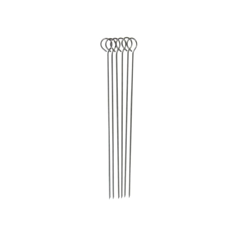 PACK 6 PINCHOS INOX 400X3,5MM