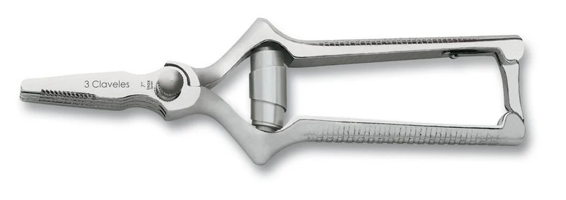 MASTICADOR RECTO 7"CROMADO ESTUCHE 3C