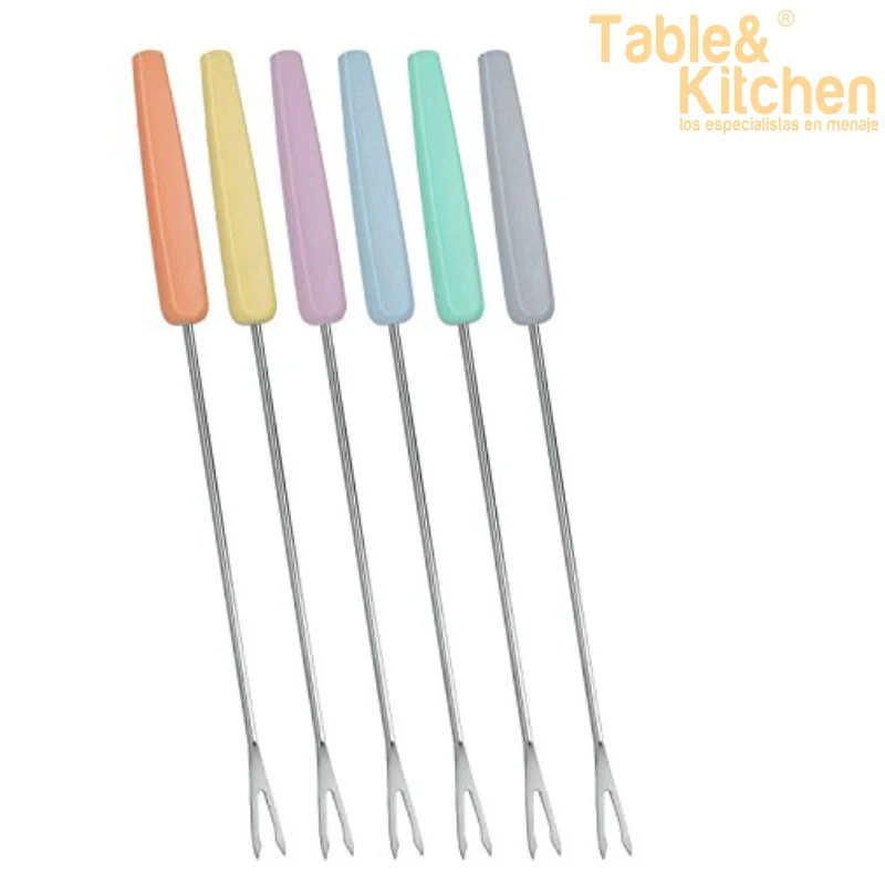 JUEGO 6 PINCHOS PARA FONDUE
