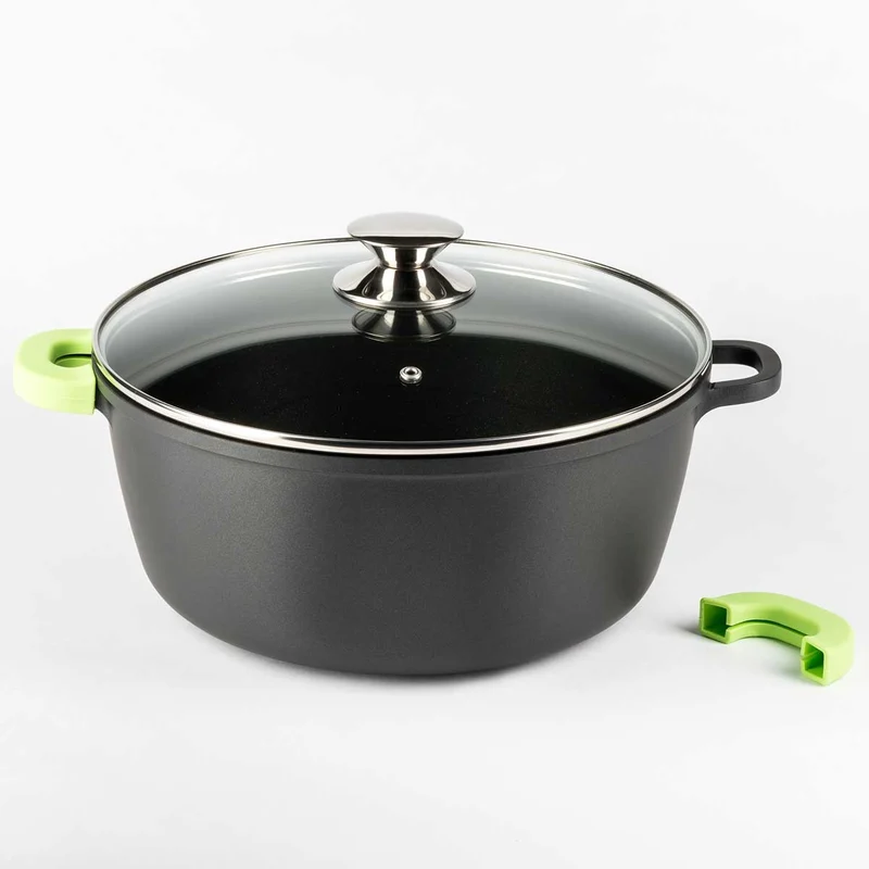 OLLA ALTA ALUM. FUNDIDO INDUCCION 28CM
