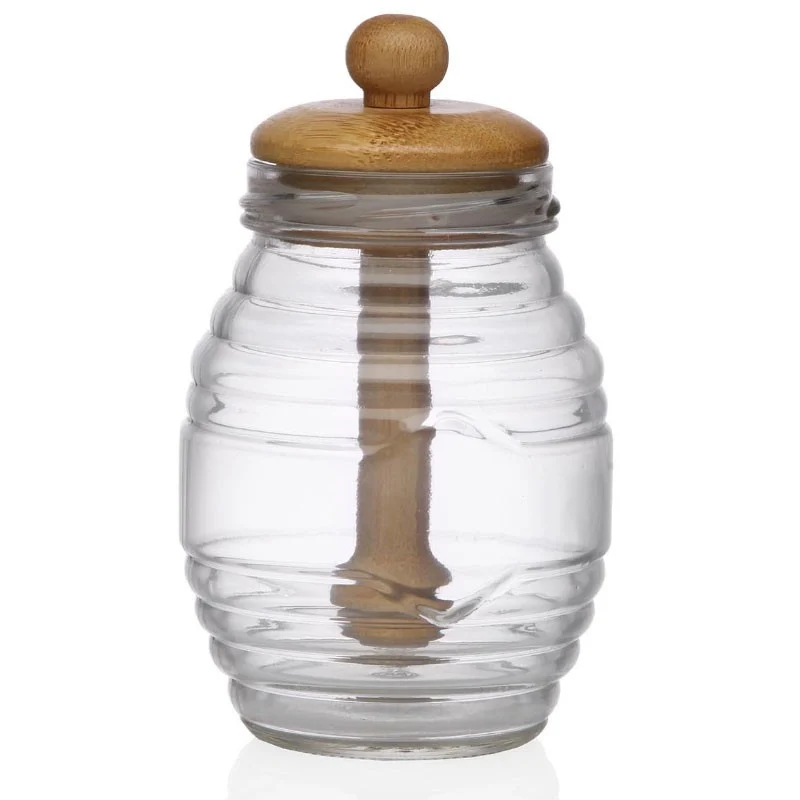 MIELERA BAMBÚ Y BOROSILICATO
