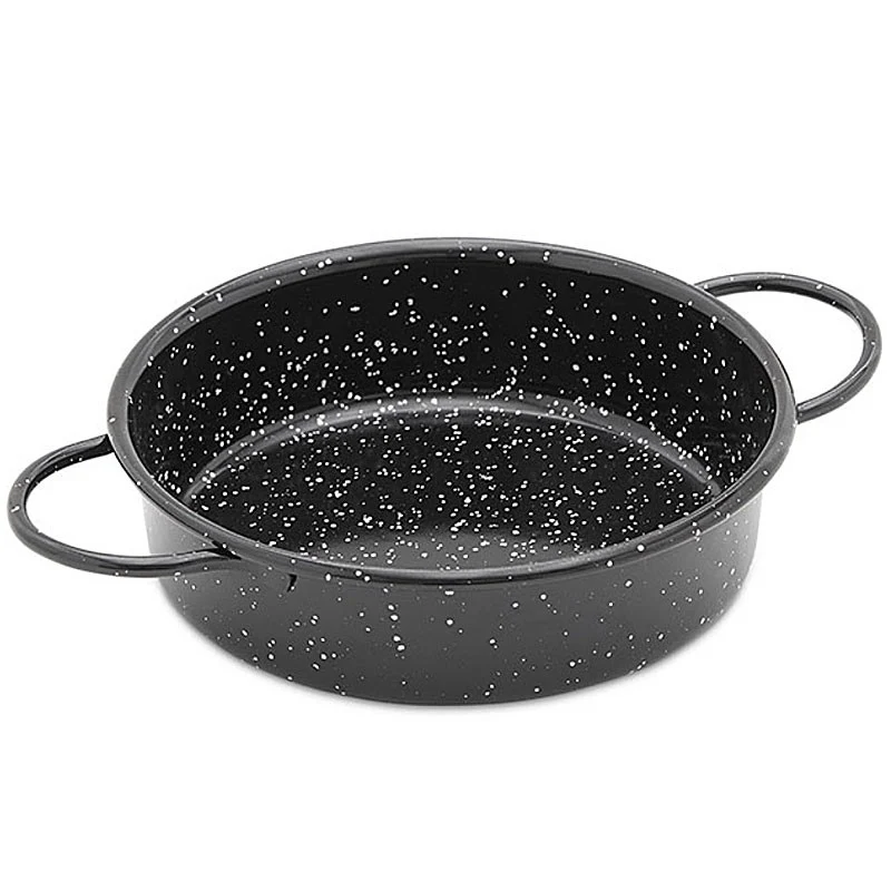 FUENTE DE ACERO ESMALTADO 16CM VAELLO CAMPOS