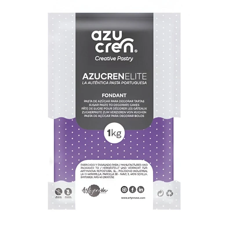 FONDANT LILA AZUCREN ELITE 1 KG