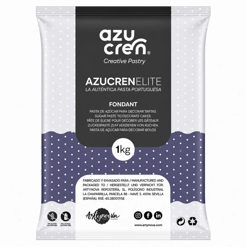 FONDANT VIOLETA AZUCREN ELITE 1KG