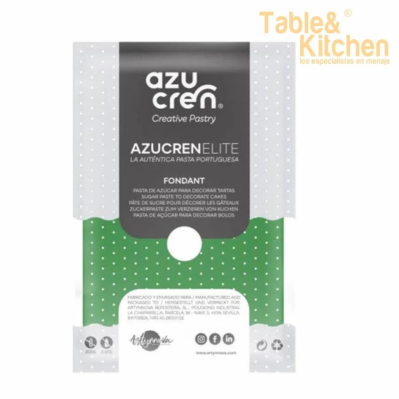 FONDANT VERDE AZUCREN ELITE 100GR