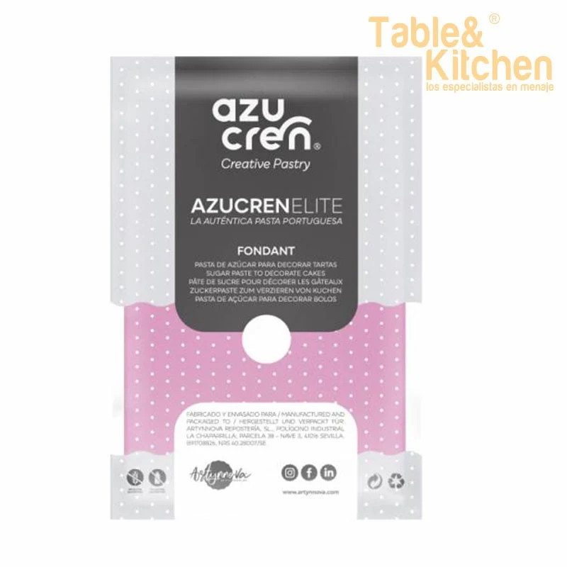 FONDANT AZUCREN ELITE ROSA 100GR