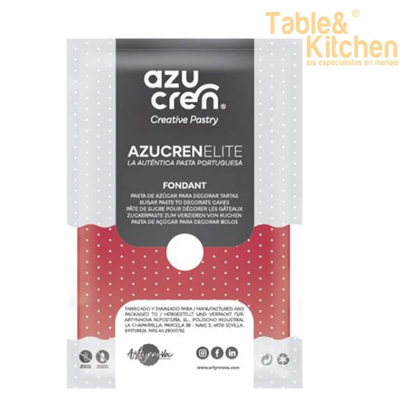 FONDANT ROJO AZUCREN ELITE 250GR