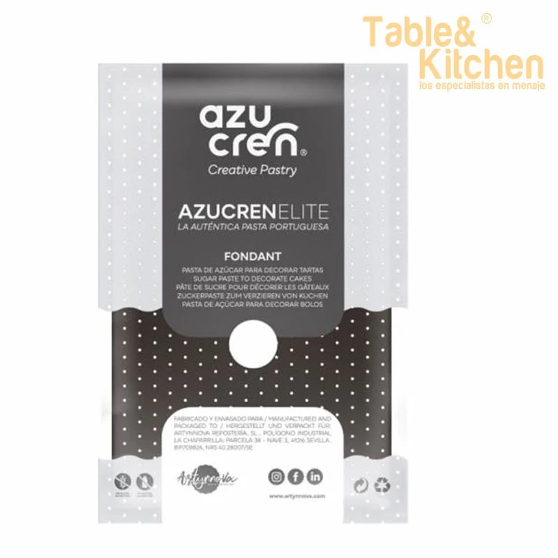 FONDANT NEGRO AZUCREN ELITE 250GR