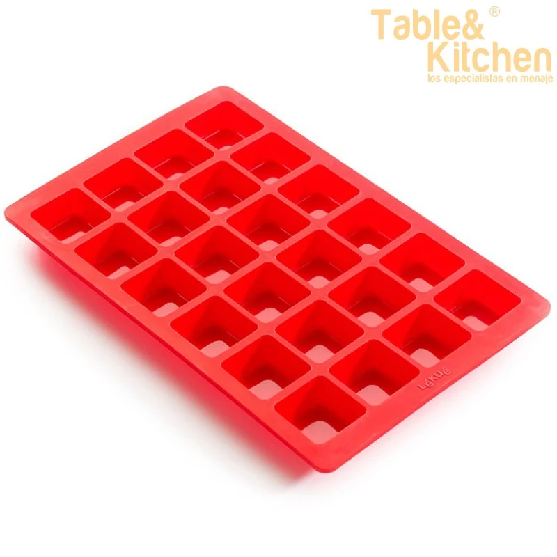MINI BROWNIES 24 CAVIDADES ROJO