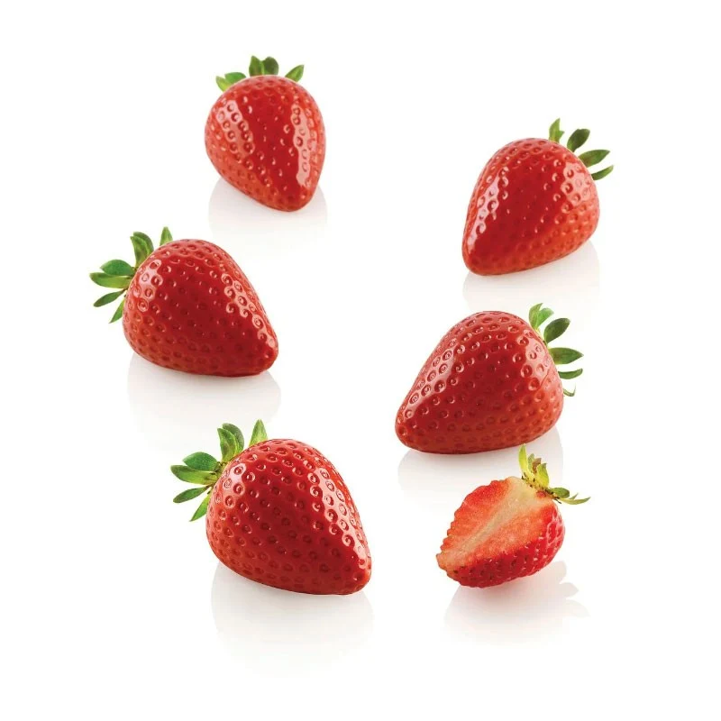 MOLDE SILICONA CURVEFLEX FRAGOLA 30 SILIKOMART INCLUYE CORTADOR