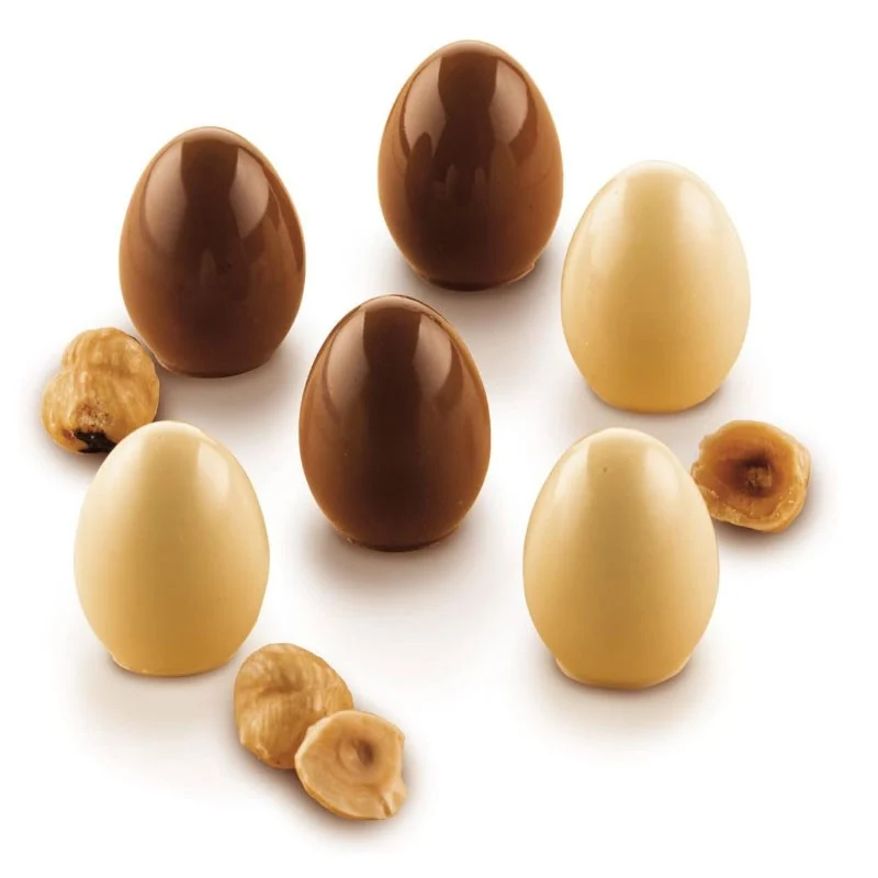 MOLDE SILICONA BOMBON CHOCO EGG SCG058