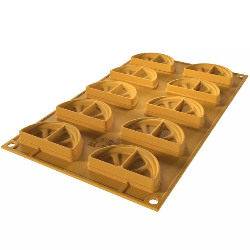 MOLDE SILICONA 10 CAV LIMONE 14 65X35MM SILIKOMART
