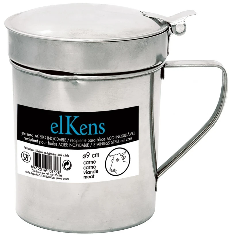 GRASERA ACERO INOX 0.5L CARNE