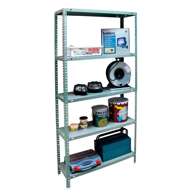 ESTANTERIA METÁLICA HABITEX FORTE BLANCA 90X30X180CM