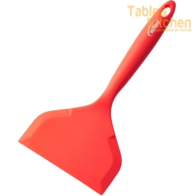 ESPATULA VOLTEADORA SILICONA ROJA