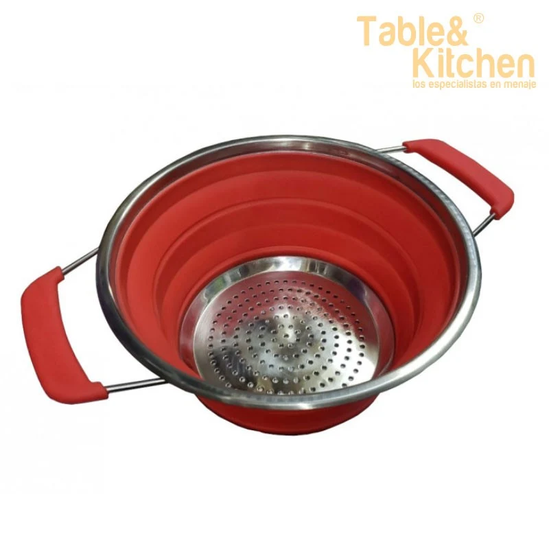 ESCURRIDOR SILICONA PLEGABLE 24 CM