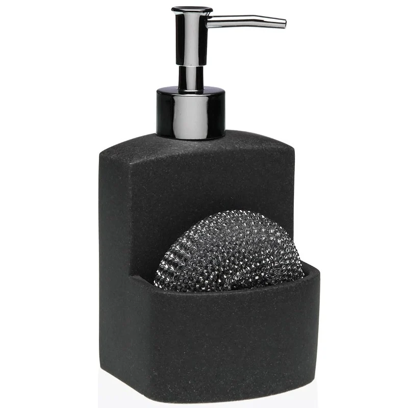 DISPENSADOR ESTROPAJERO NEGRO
