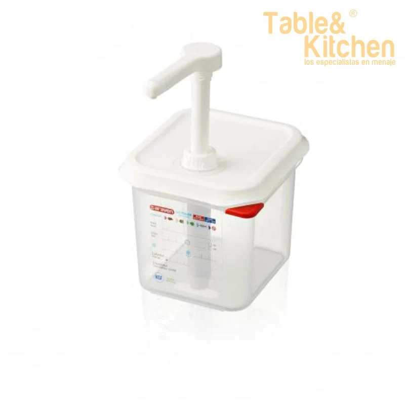 DISPENSADOR DE SALSAS GN1/6 ARAVEN