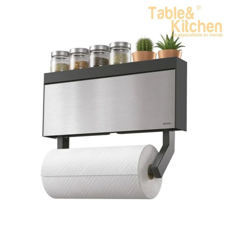 DISPENSADOR DE ROLLOS ACERO INOX. TANGO