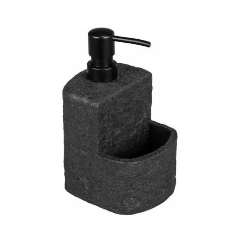 DISPENSADOR DE GEL CON GUARDA ESTROPAJOS PIEDRA