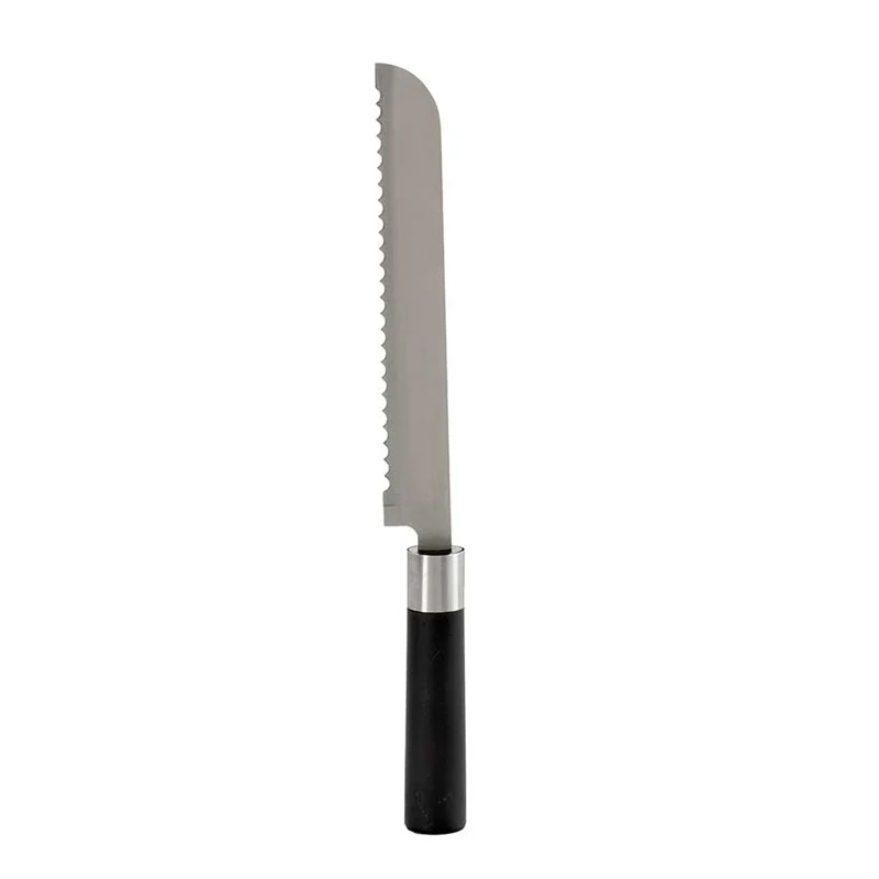 CUCHILLO SIERRA PANERO ACERO MANGO NEGRO