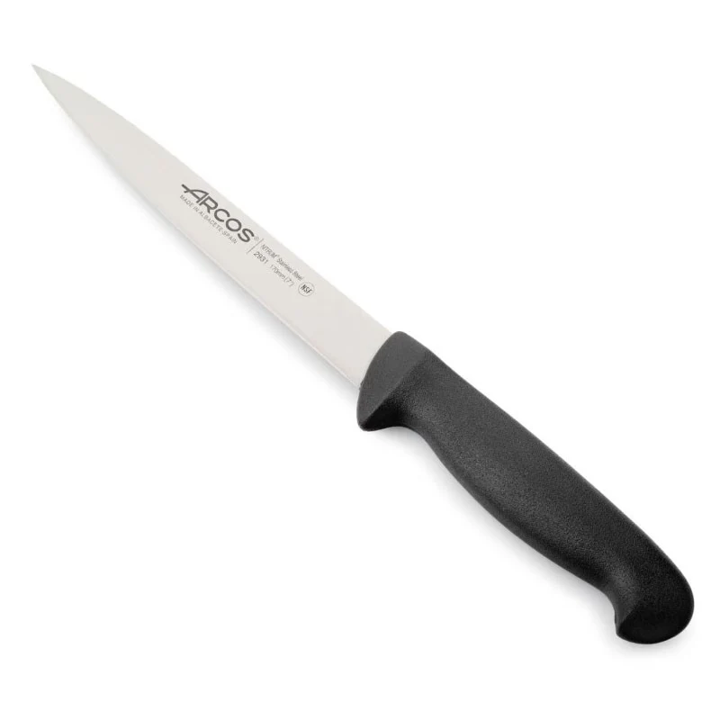 CUCHILLO LENGUADO NEGRO FLEXIBLE 170 MM ARCOS