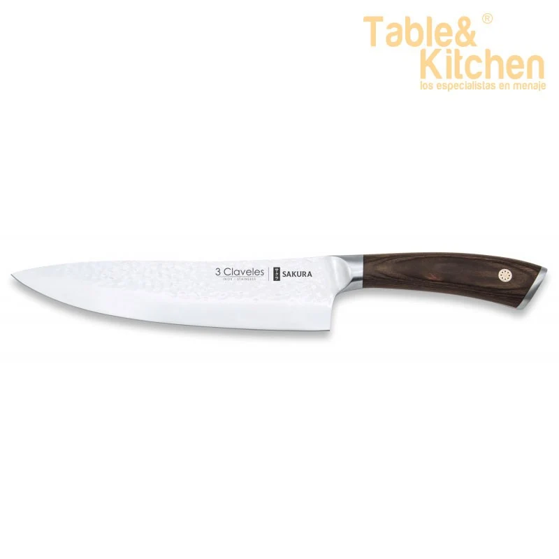 CUCHILLO FORJADO COCINERO SAKURA 20CM 3C