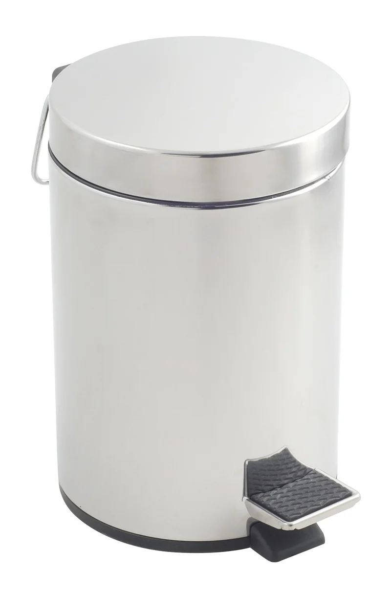 CUBO DE BASURA CON PEDAL INOX