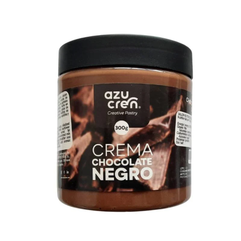 CREMA CHOCOLATE NEGRO AZUCREN 300 GRAMOS