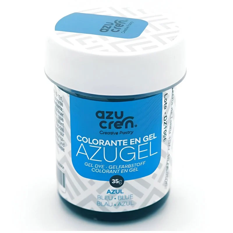 COLORANTE EN GEL AZUL AZUGEL 35 GRAMOS