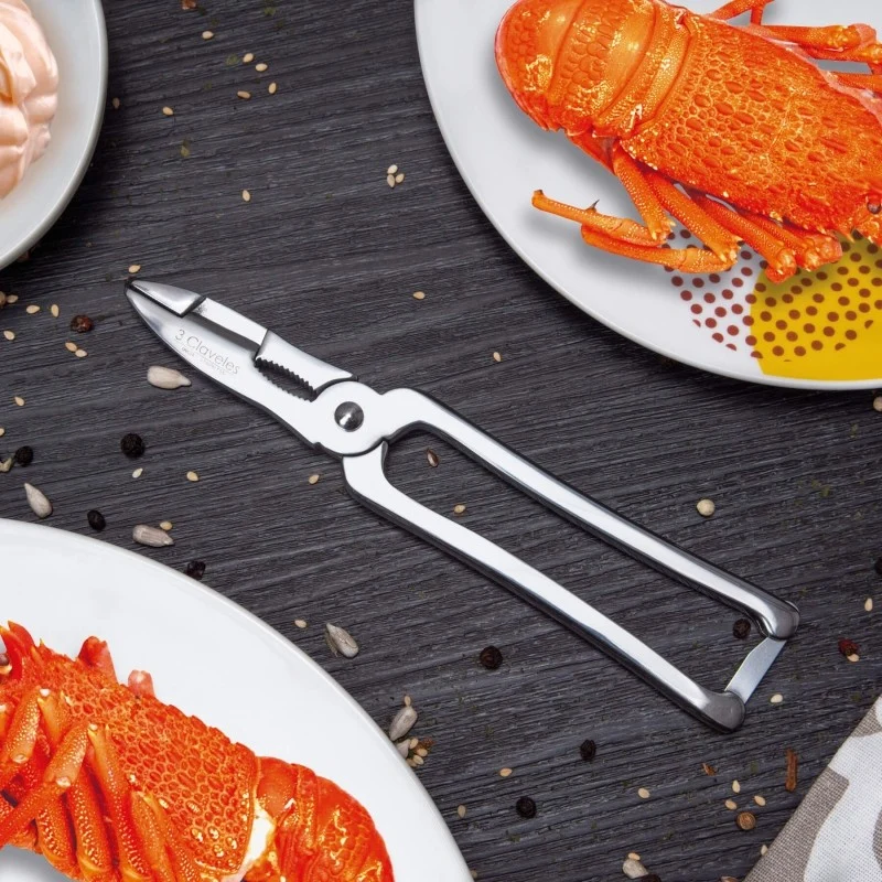 TENAZA MARISCO INOX 17CM 3C