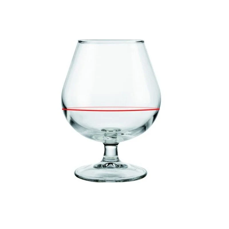 COPA COÑAC 17,5CL RAYA ROJA